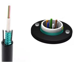 Quality GYXTW Uni-tube Armored single mode fiber optic cable wholesale