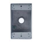 18.3 Cubic Inch Outdoor Electrical Junction Box , Waterproof Switch Box Single