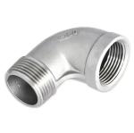 Stainless Steel 304 316 90 Degree Threaded Elbow Pipe Fittings for Plumbing