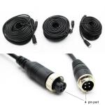Professional 4 pin gx16 aviation connector Cable Assembly in OEM Color with PVC