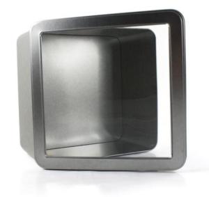 Quality Plain Wholesale Square Tin with Window wholesale