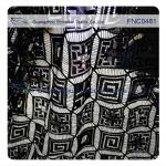 Black Rhombic Wedding Rayon Nylon Lace Fabric