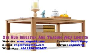 Quality Wood color OAK Wooden Rectangle Coffee Tables Living Room Furniture wholesale