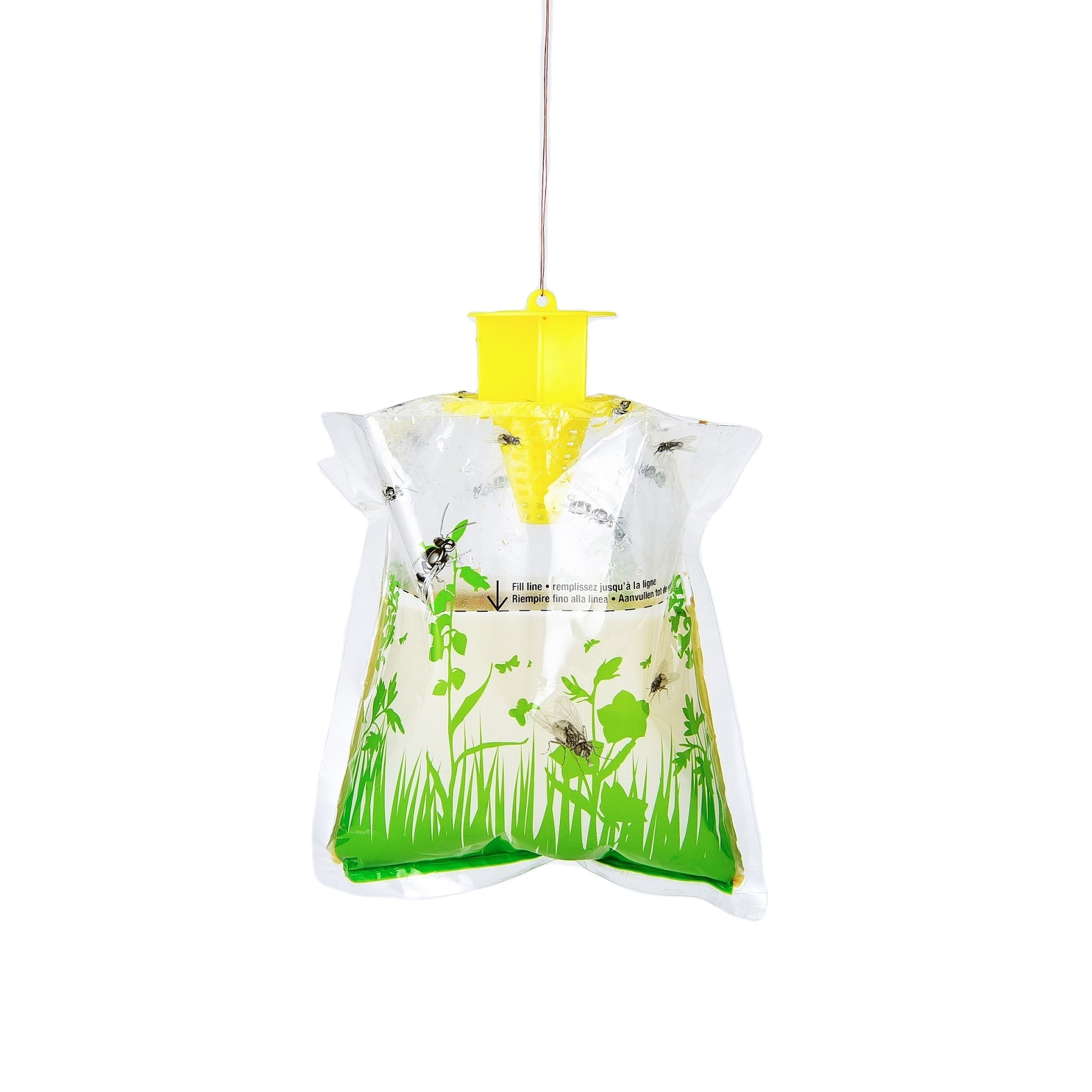 10 Pieces Regular Eco Material Fly Bag Trap for Farm Insect Eradication Solution