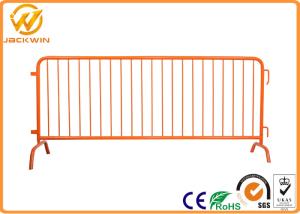 Quality Heavy Duty Galvanized Steel pedestrian barricades with interlock system wholesale