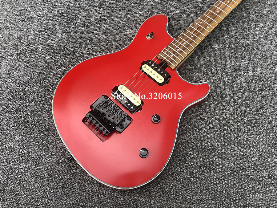 High-quality Wolfgang EVH electric guitar matt red color zebra pickups floyd rose bridge free shipping