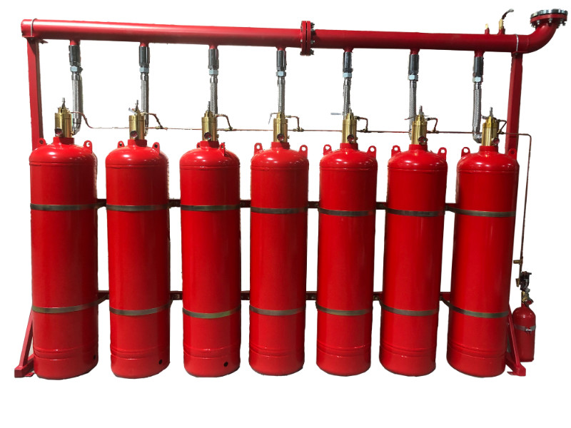 Electrical Manual Automatic Fire Suppression System 5.6MPa Red FM200