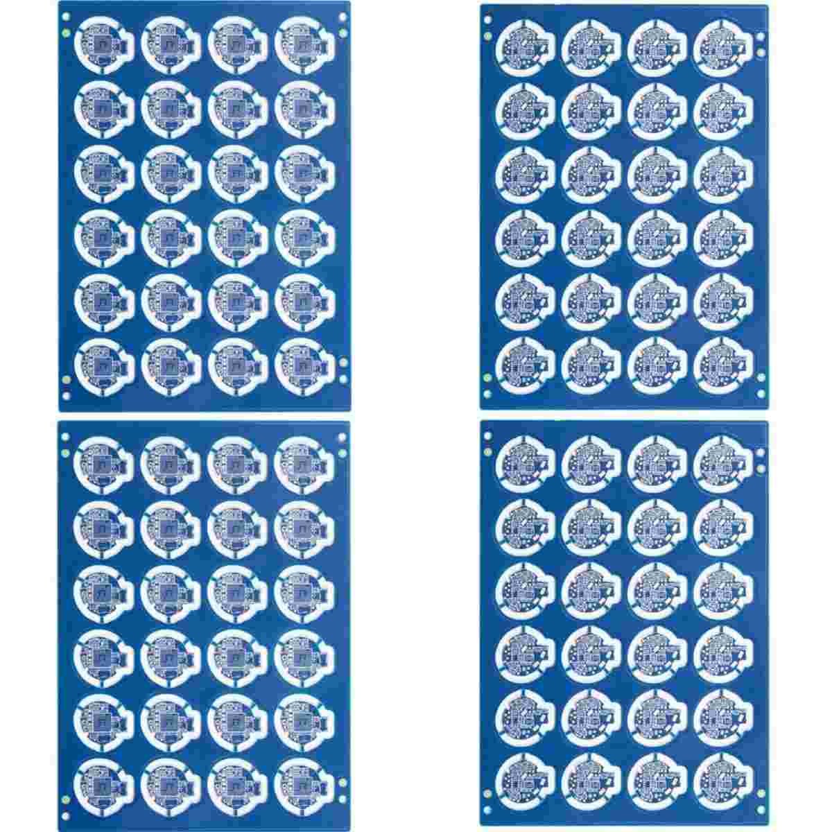 3mil Hdi Multilayer Pcb FR4 TG170 Blue Circuit Board Immersion Gold