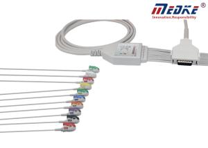 Quality AHA Coding FDA Shielded 10 Leads FX102F Ecg Patient Cable wholesale
