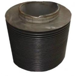 China DELLOK  Finned Tube Cross Flow Heat Exchanger on sale