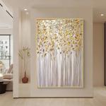 Modern Decoration Salon Posters On The Wall Pure Hand Drawn Abstract Oil