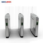 Face Recognition Pedestrian Control Electronic Flap Barrier Gate/ Acrylic
