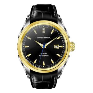 Quality Black Classic Men Watches Vogue Multifunction With Leather Strap wholesale