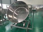 100kg/H Low Noise Peanut Coating Machine Coated Peanut Pot For Food Factory