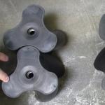 Submerged Slurry Industrial Lobe Pump NBR Rubber 180-200 Rpm
