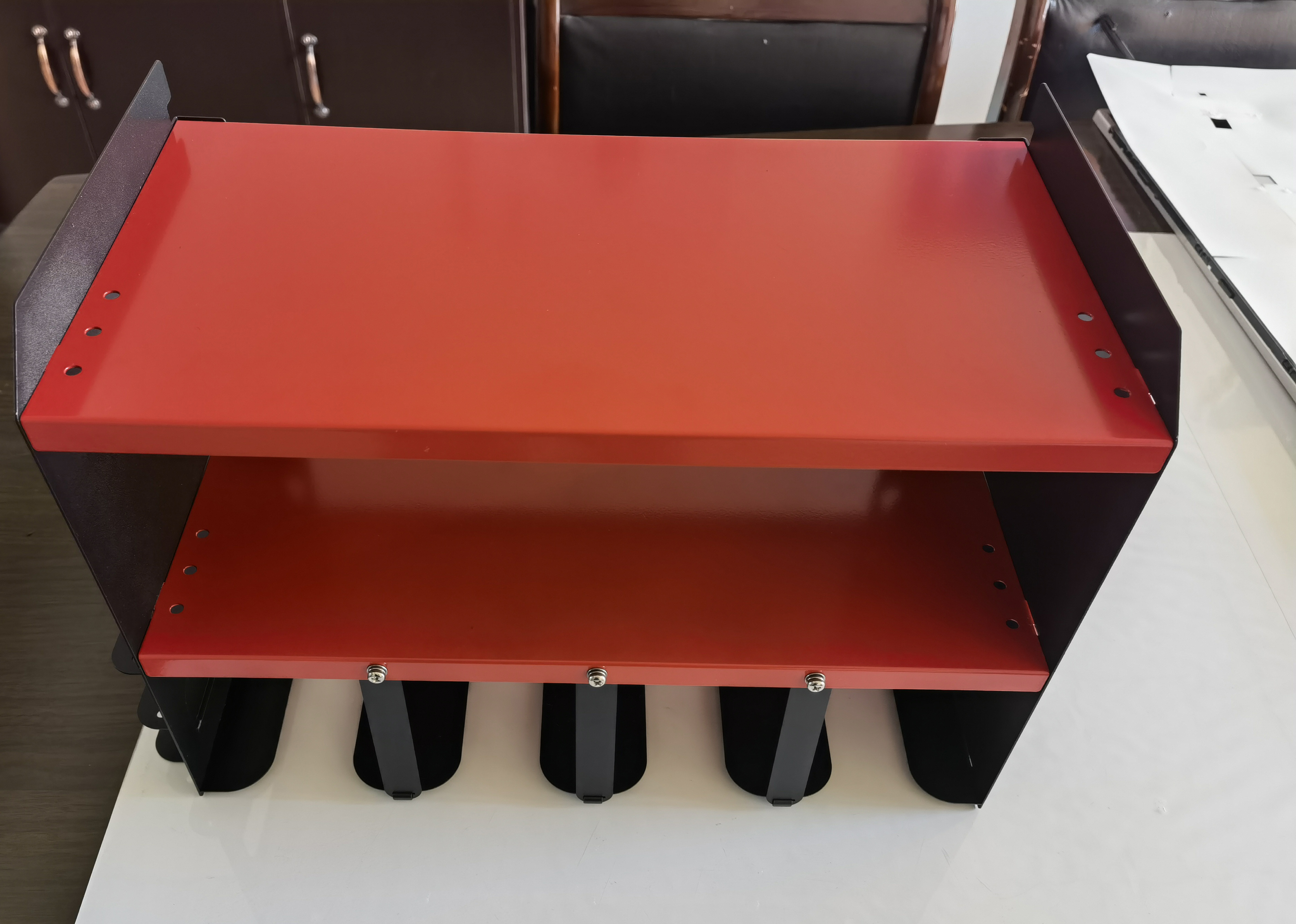 Wall Mount Screwdriver Bit Holder for Powder Coating Workshop Rack Garage Storage
