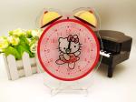 Inkjet Printing Acrylic Table Clock Engraving With Stainless Steel Stents
