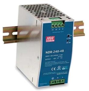 Quality 75W 48VDC 1.6A Enclosed Power Supply Class II 70mm Width AC/DC EDR-75-48 wholesale