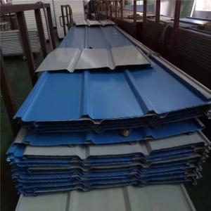 Quality 0.6mm blue color An steel 1050mm corrugated roof sheets used for 30 years wholesale
