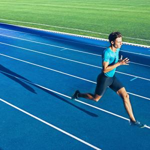 Quality Asphalt Base Eco Sports Flooring Permeable Synthetic Rubber Running Track wholesale