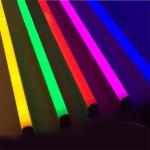 RGBW LED T8 Tube Light with US Plug, AC85-265V, >0.90PF, Milky/Clear Cover