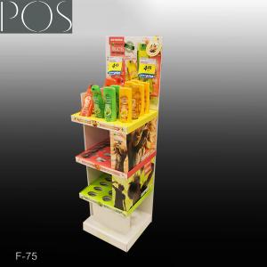 Quality Shampoo corrugated display stands with hole insert to fixed wholesale