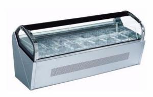 Quality Counter Top Ice Cream Display Freezer , Power Saving Ice Cream Display Unit wholesale