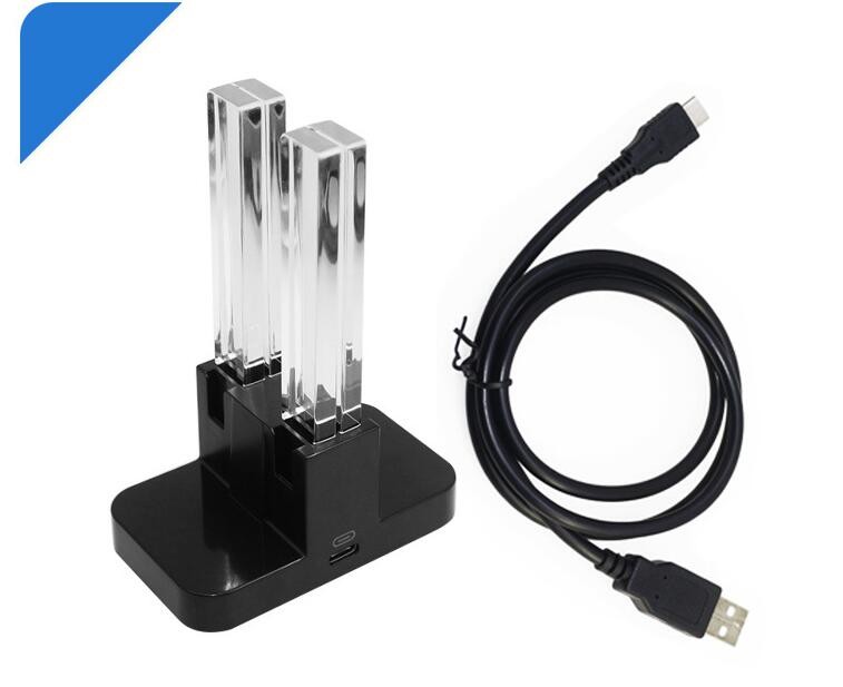5V 1A 4 In 1 Charging Stand , Nintendo Switch Charger Station Joy Con Controllers
