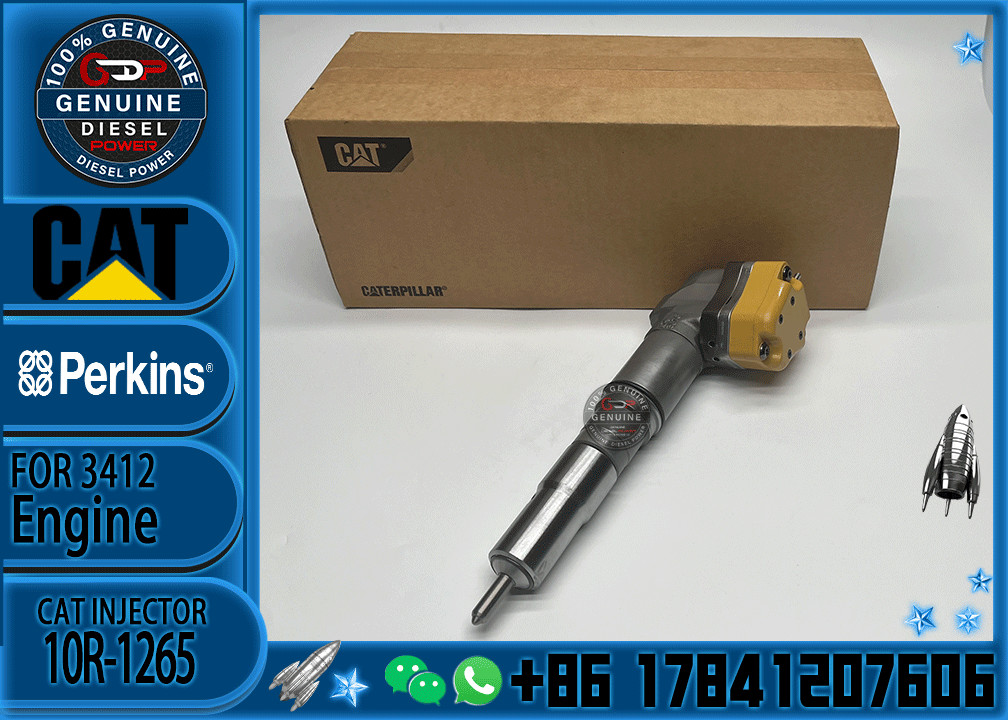 diesel injector nozzle 174-7526 10R-1265 common rail injector 174-7526 10R-1265 Injector for Caterpillar 3412E 3408E ENG