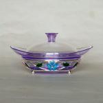 Iron base plate date palm bowl（7）