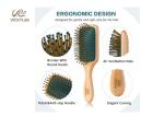Anti Static Air Bag 7.8 Inch Wooden Handle Hair Brush