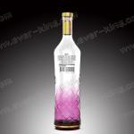 Crystal White Flint Custom Glass Bottle 500 ML for Luxury Liquor and Spirit
