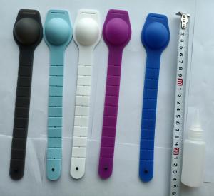 Quality Adjustable Refill Silicone 43mm Hand Sanitizer Wristband wholesale