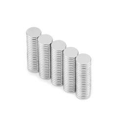 Quality D6x2mm gold plating neodymium magnet disc shape N42 grade permanent magnets wholesale