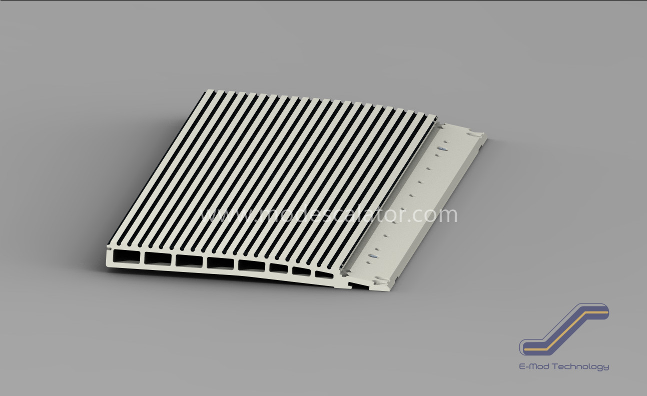 Set of Escalator Floor Plate Included Comb + Comb Plate + Middel Plate + Floor plate