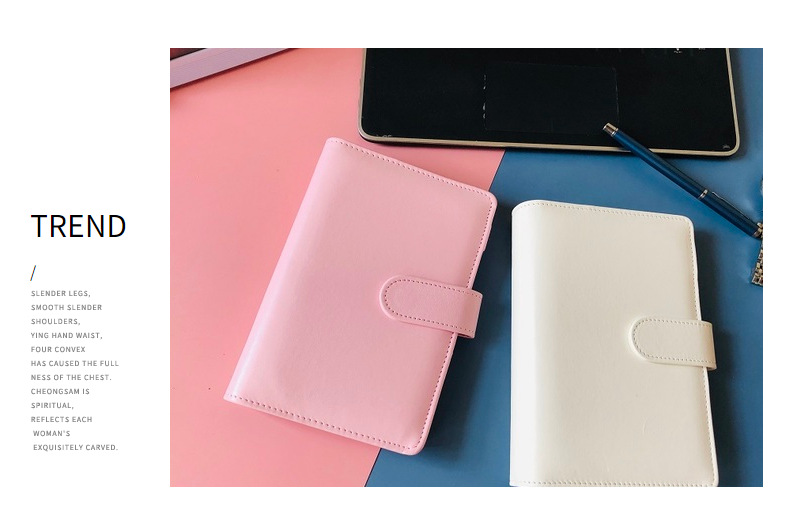 A5 A6 Soft PU Cover Notepad in Different Leather Colors for Customized Business Needs