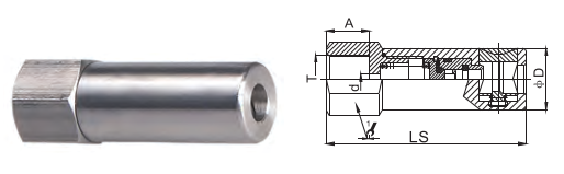 Semi Automatic Type Hydraulic Quick Coupling 304 Stainless Steel Press Button 6Mpa