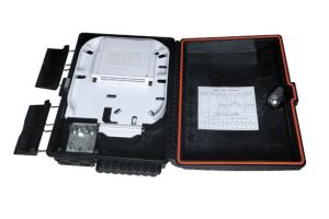 Quality Plastic FTTH Fiber Optic Terminal Box 16 Fibers 2 Round 16 Drop Cable Ports wholesale