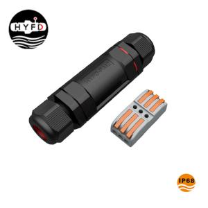 Quality IP68 9.5mm 300V Waterproof Quick Connect Wire Connectors With Wago Terminal wholesale