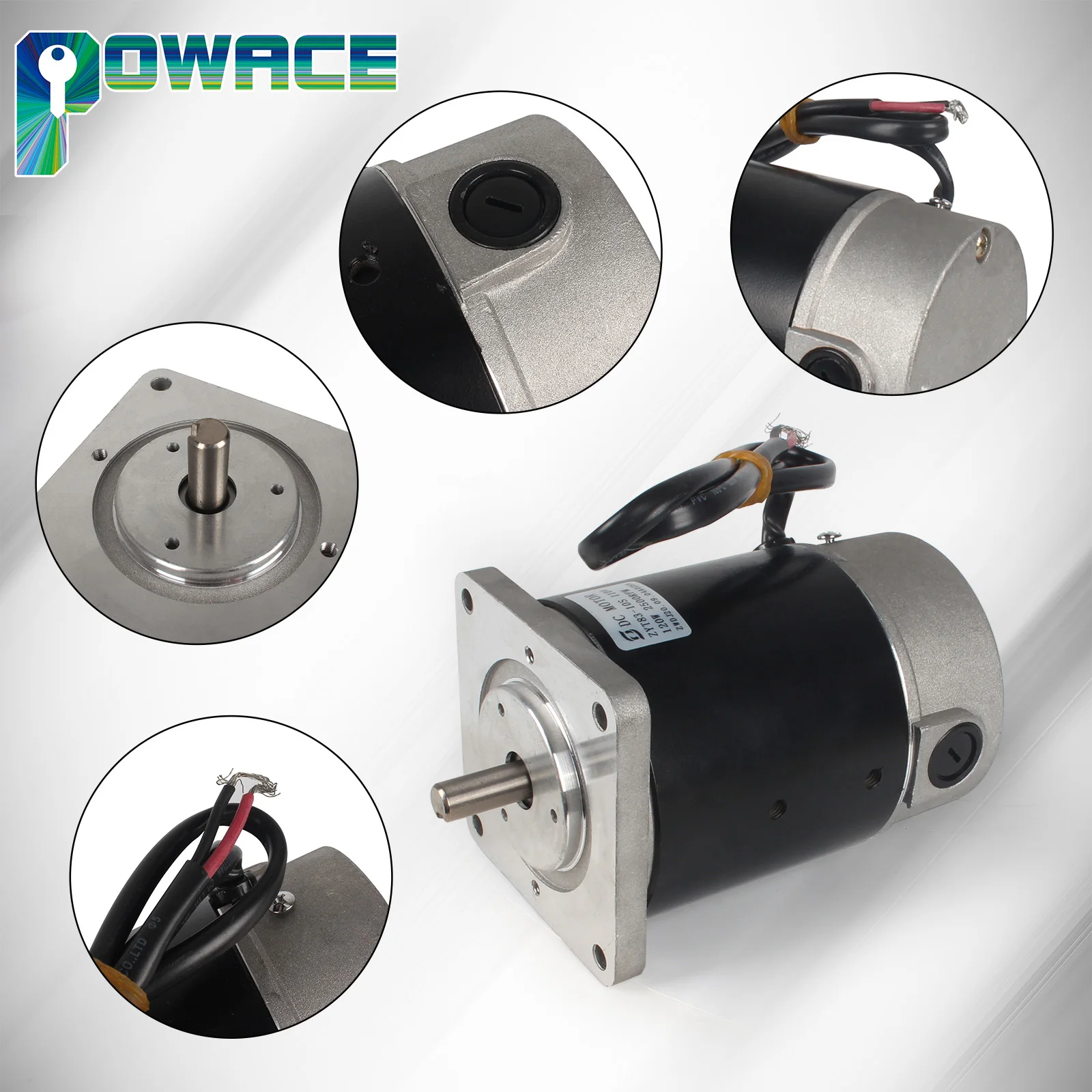 DC 120W Mini Lathe Motor Brushed 2500RPM ZYT83-10S 110V Lathe Machine Part