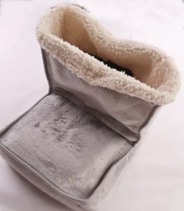 Quality Comfort Relief Electric Heating Foot Warmer With Micromink Blister Velvet Material wholesale