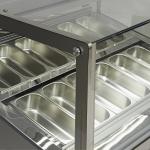 Manufacturers Supply 110V Ice Cream Showcase 16 Plate Commercial