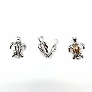 Quality Pearl Cage Pendant Essential Oil Diffuser Jewelry Making Accessories DIY Necklace For Unisex Gift wholesale