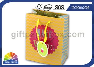 Quality Full Color Printing Custom Brown Kraft Paper Bags For Birthday Gift Packaging wholesale