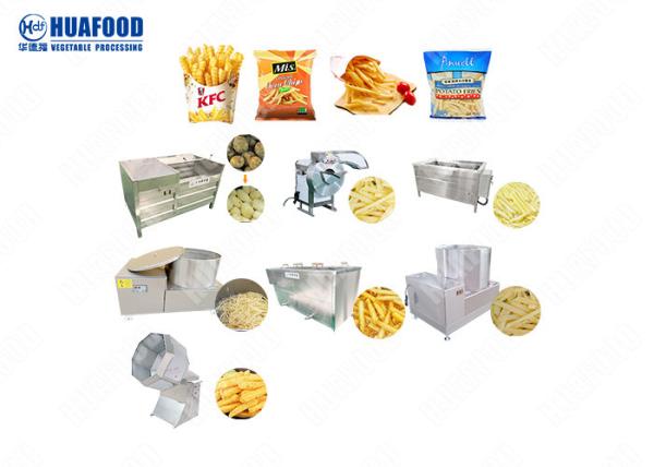 Automatic Potato French Fries Production Line/French Fries Semi Automatic