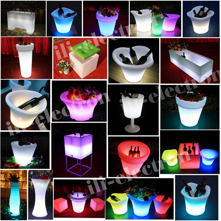 16 colors changing led glowing heart lamps