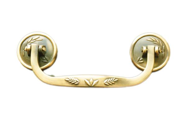 High Performance Zamak Metal Coffin Handles size 19*7cm Rod H009 antique bronze