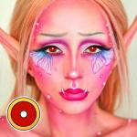 Soft Halloween Cosplay Eye Contact Lenses Crazy Colored Silicone Hydrogel