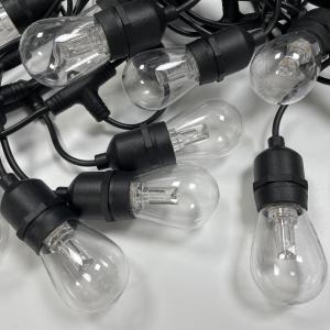 Quality 12v 5 - 8W 2700K Warm White 15m LED String Light Christmas Decorative Festival Vintage Edison Bulbs Light String wholesale