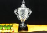 Frosted Carving Golf Trophy Cup For Golf Tournament / Golf Club